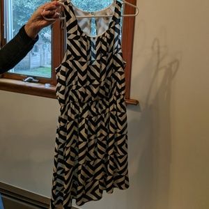 Francesca's Collection Blac And White Dress Size M